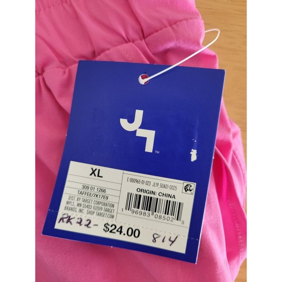 Women's High-Rise Woven Shorts 3" - JoyLab Berry Pink Size XL - Picture 6 of 7